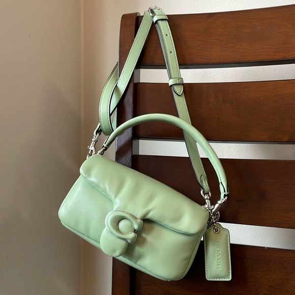 Coach Pillow Tabby 18 in Pale Pistachio - Picture 4 of 17